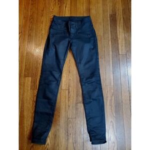 Rock & Republic Kashmiere Black‎ Coated Skinny Jeans R010200 Size 2M Womens